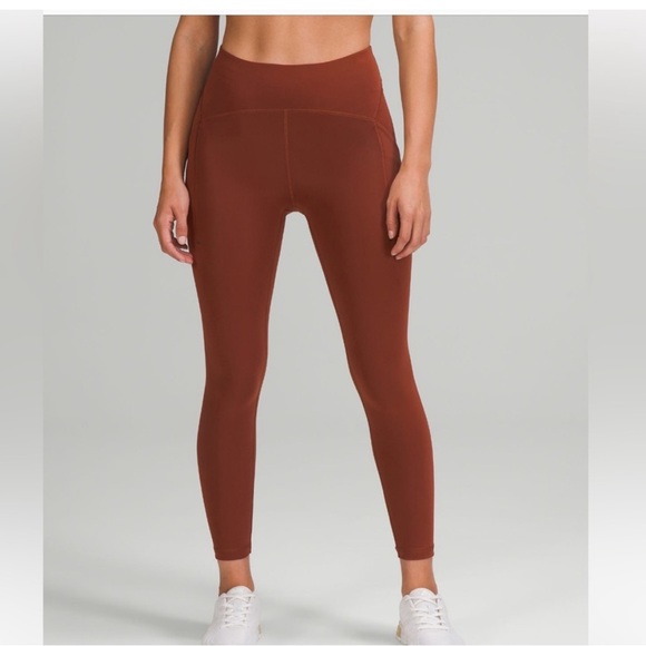 Lululemon power thru high rise crop leggings with pockets - Picture 3 of 3